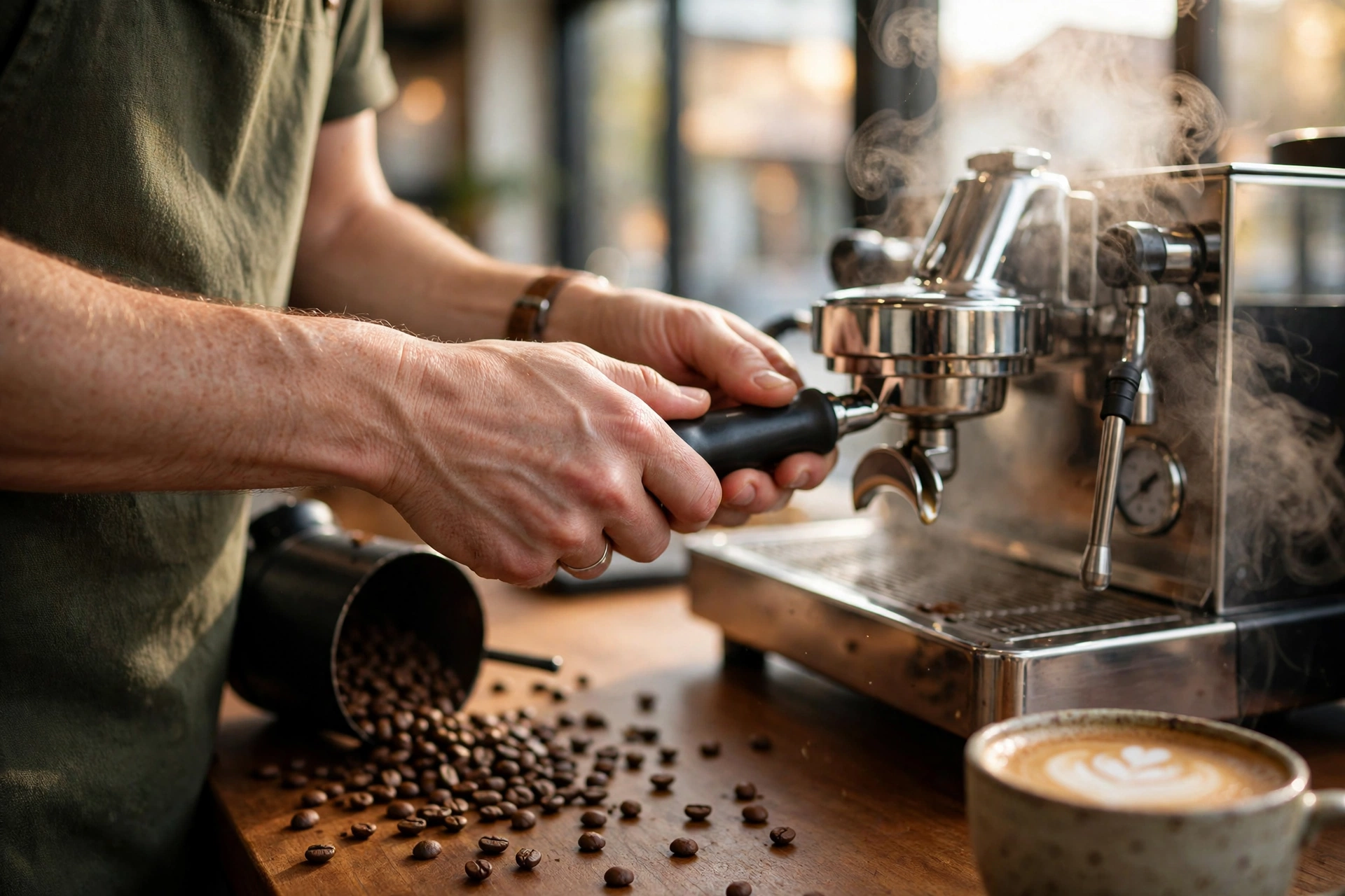 commercial coffee service best time specialty equipment