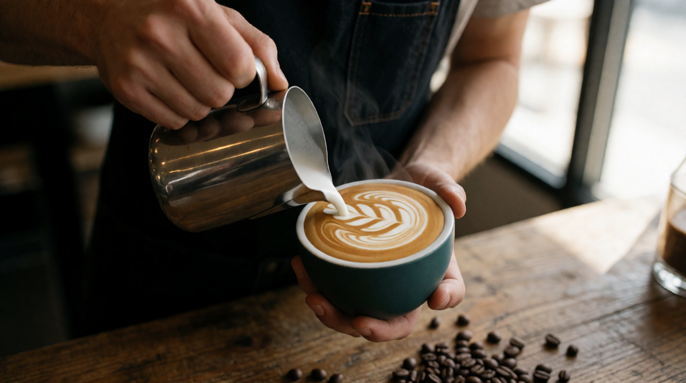 commercial coffee service latte art clinics