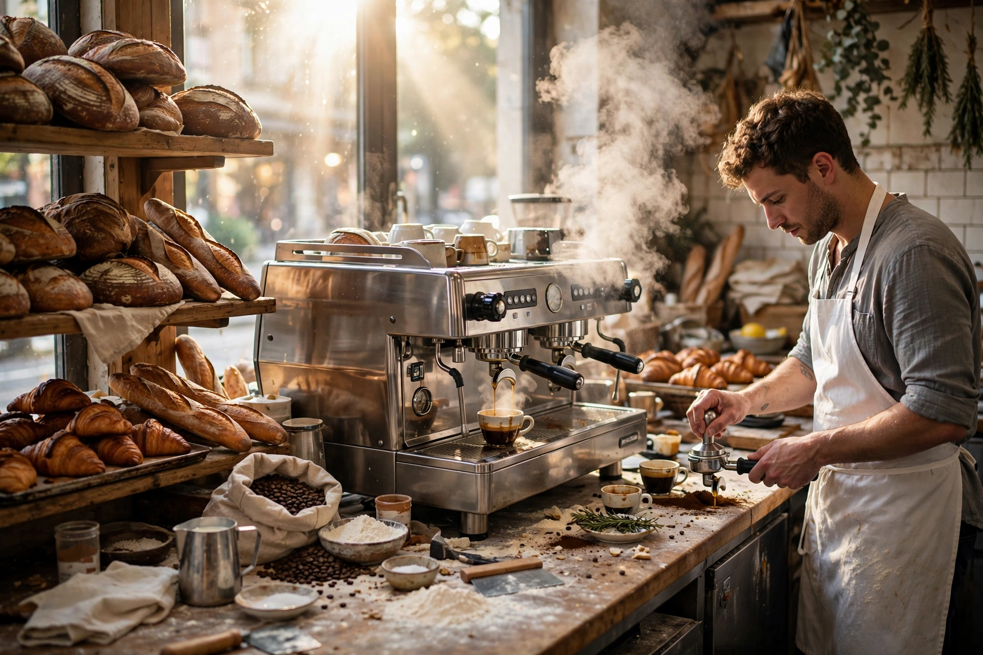 commercial coffee service machines bakeries