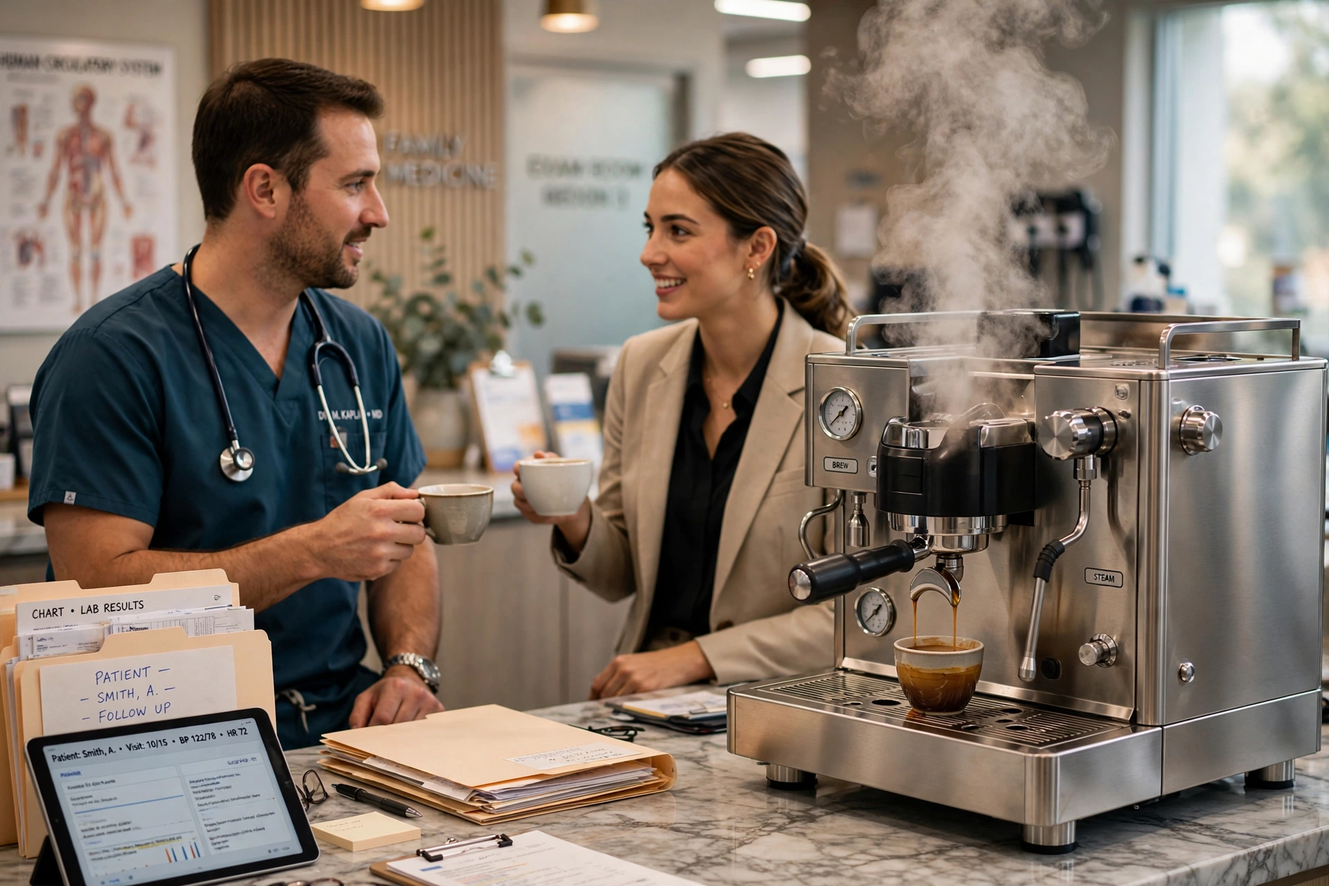 commercial coffee service machines medical clinics offices