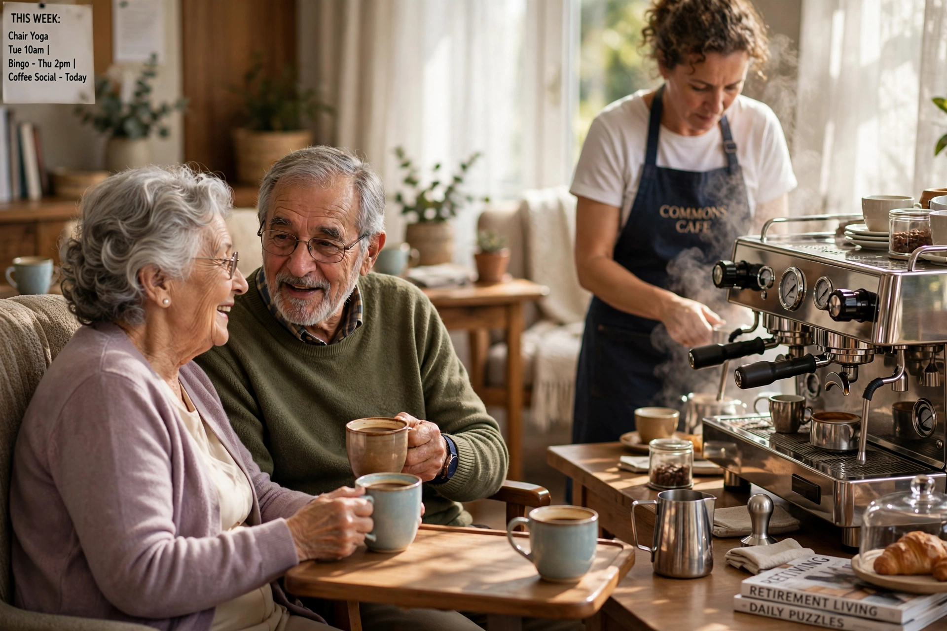 commercial coffee service machines retirement homes