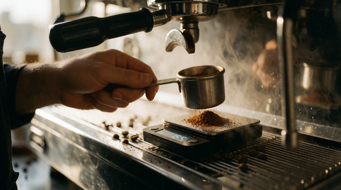 commercial coffee service barista scale