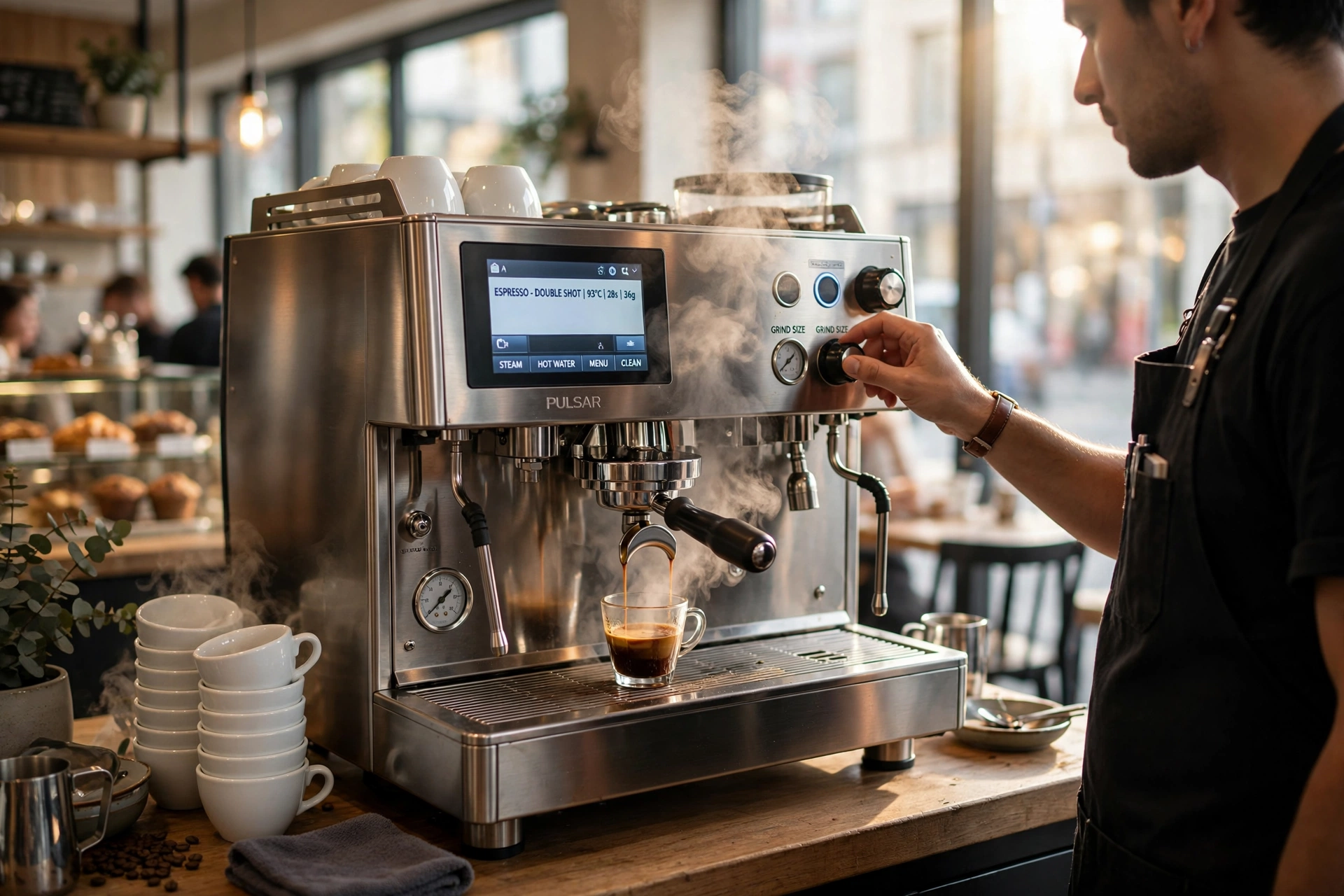 commercial coffee service automated machines cost