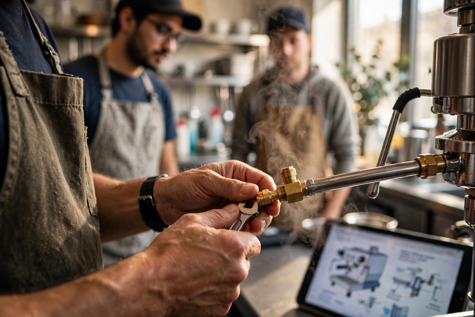 commercial coffee service installation training