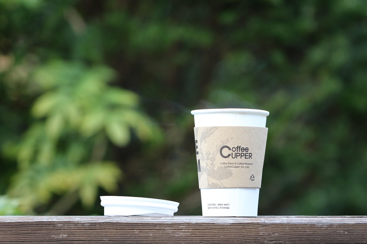 coffee, americano, cup, coffee cup, paper cup, break, nature, rest, drip coffee, food