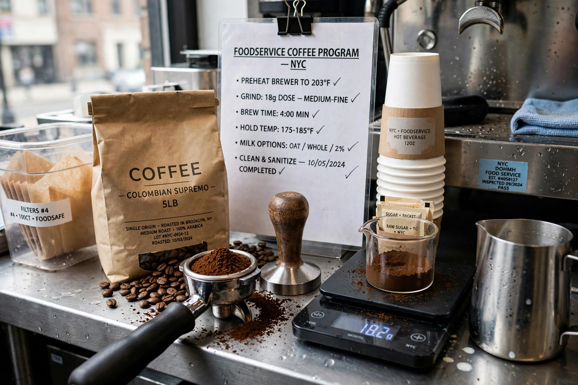 commercial coffee service foodservice program new york ny
