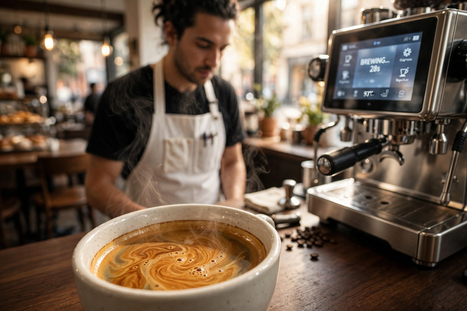commercial coffee service choose automated machine
