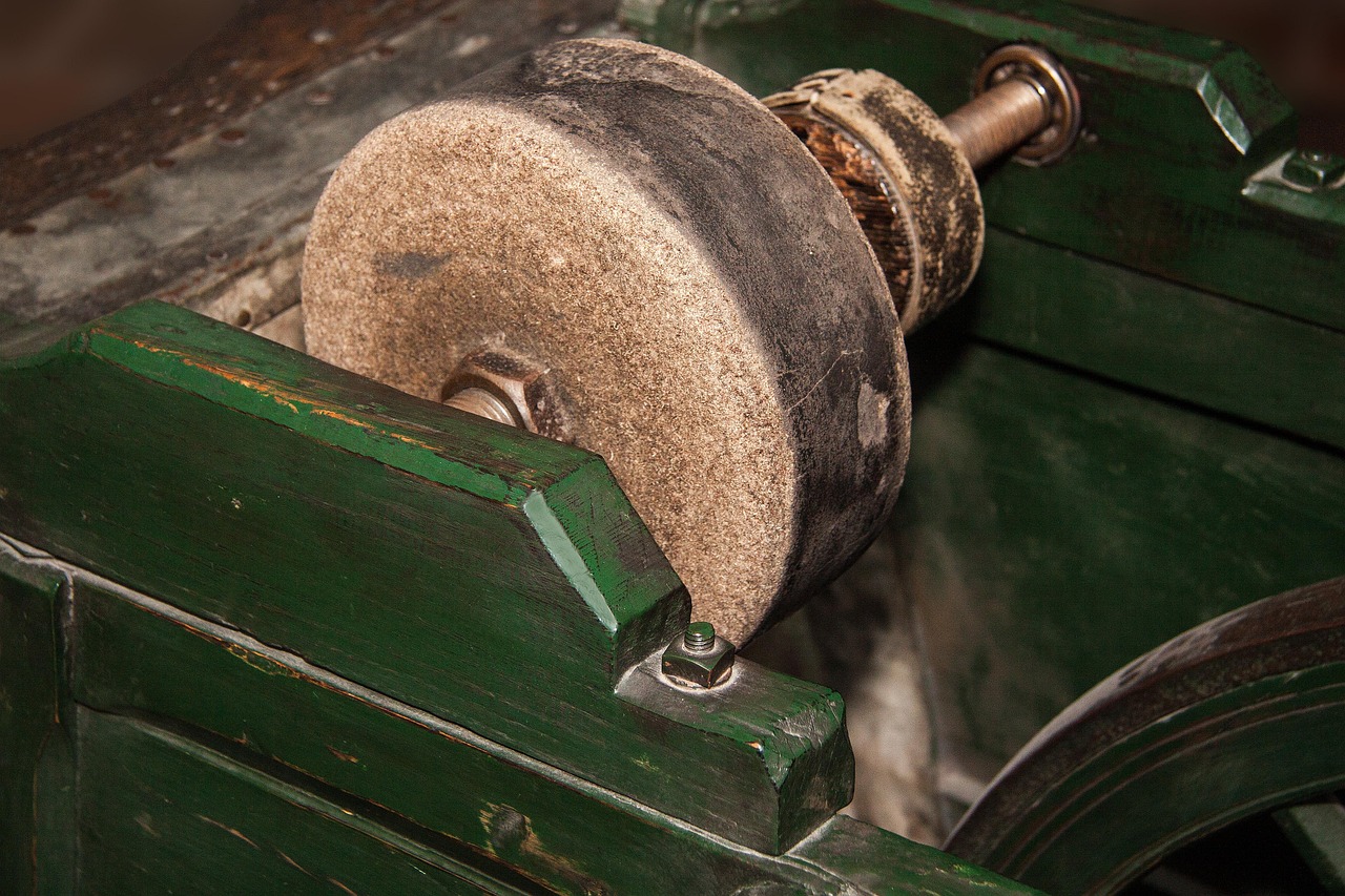 scissors grinder, grinder barrow, grinding stone, craft, service, munich