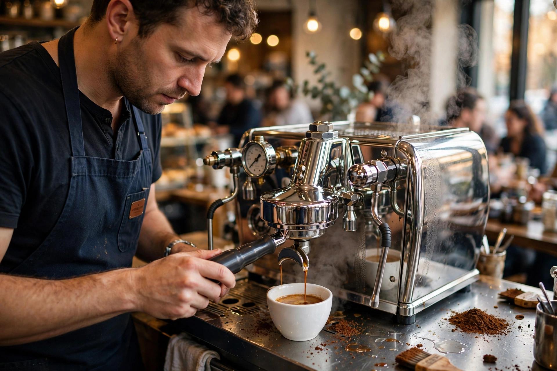 commercial coffee service use espresso machines