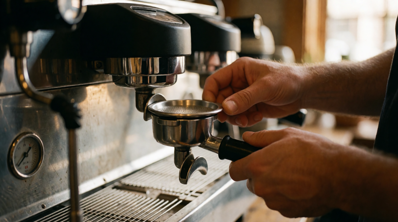 commercial coffee service install reusable filters