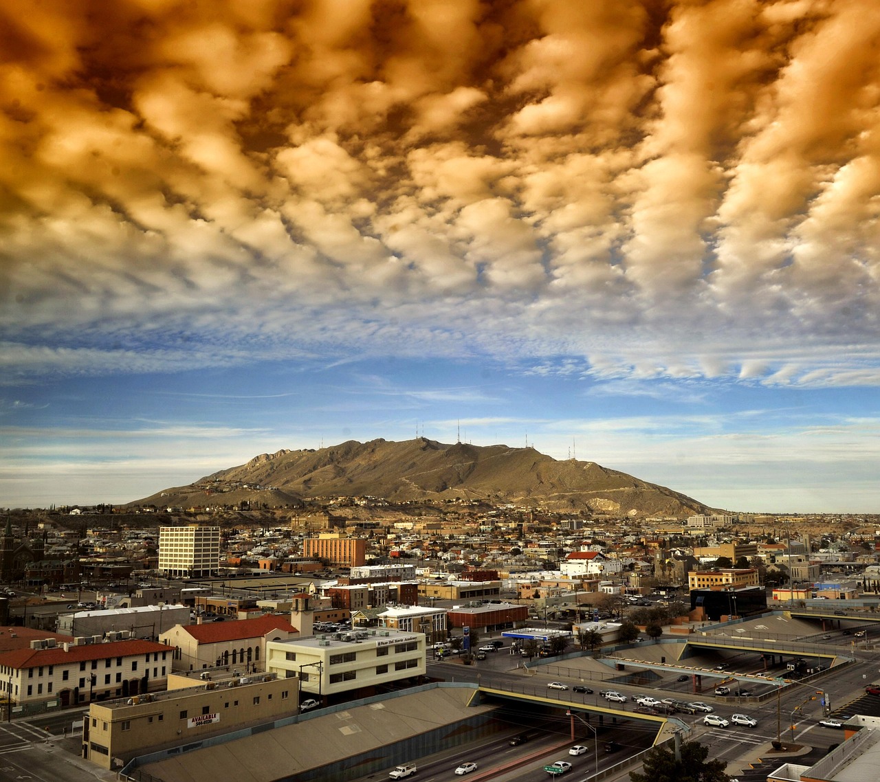 el paso, texas, buildings, landscape, sky, clouds, outside, architecture, skyline, urban, city, nature, cities