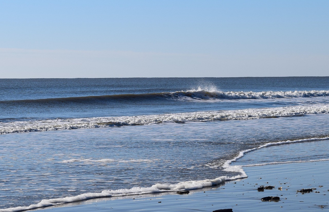 sea, nature, ocean, atlantic, south carolina