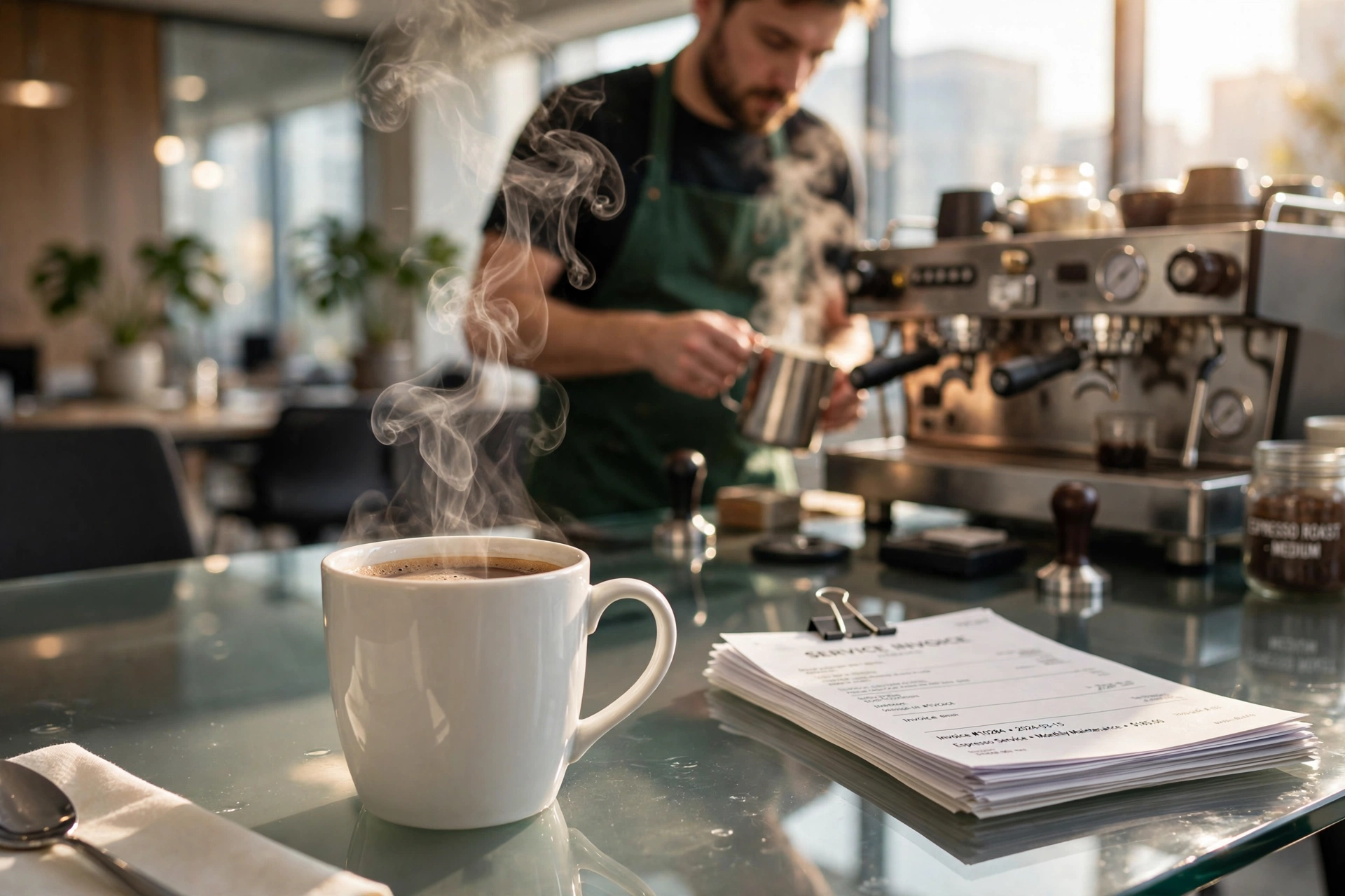 commercial coffee service managed services pricing