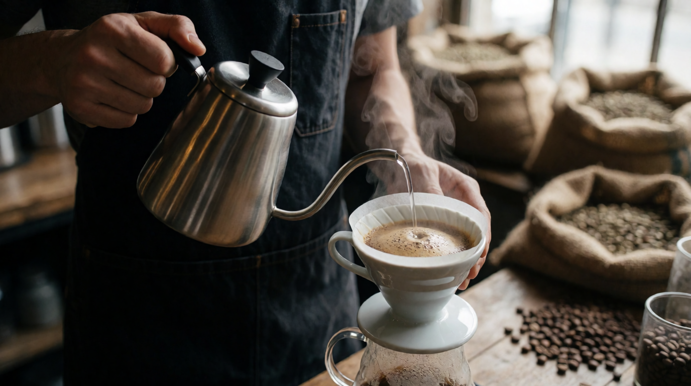 commercial coffee service medium roast