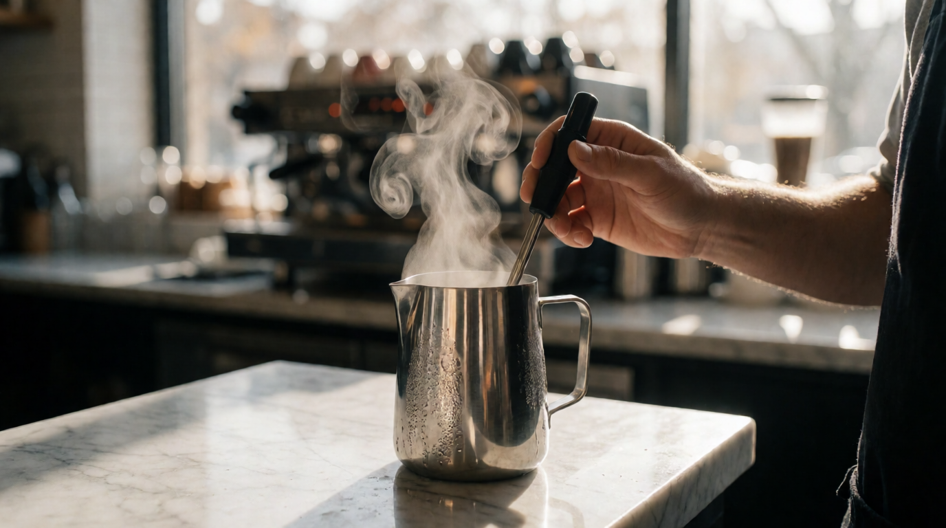 commercial coffee service milk frothers