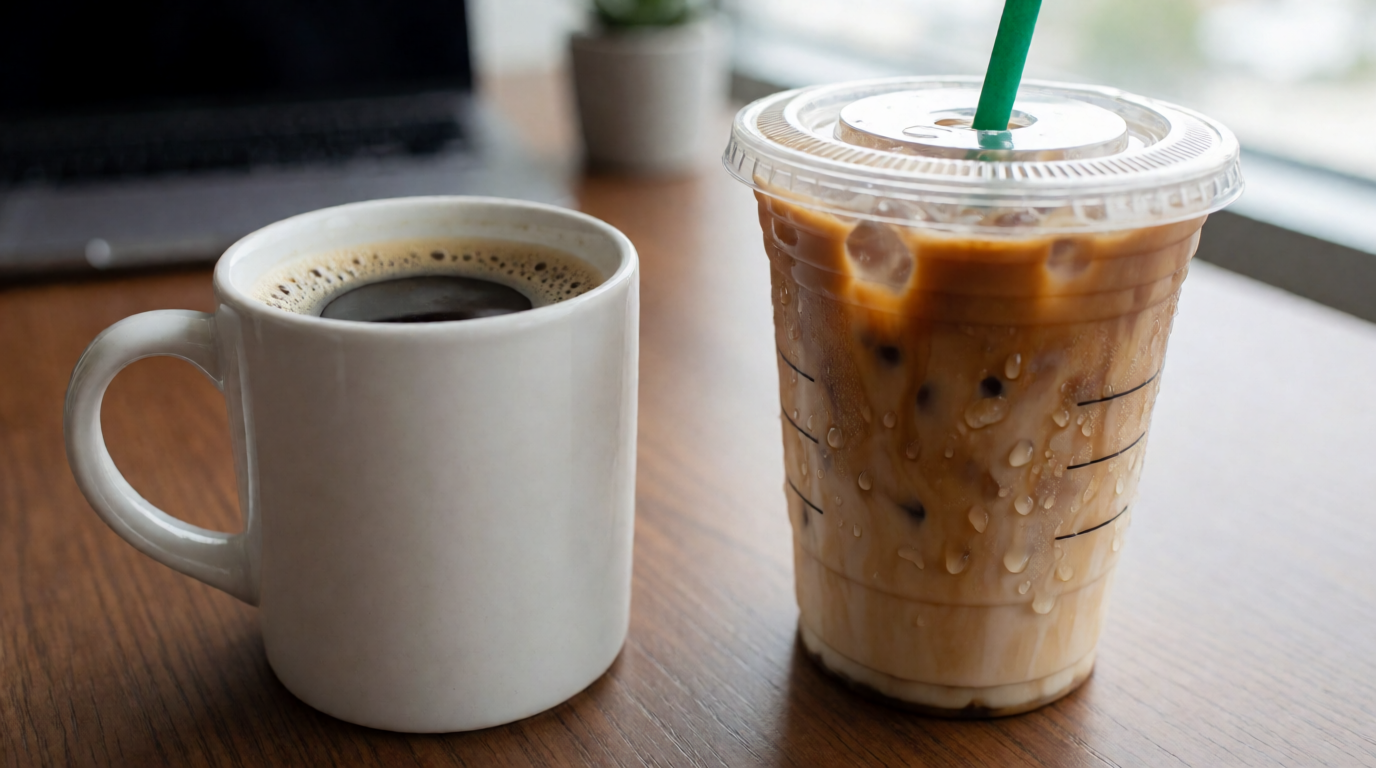 commercial coffee service office vs starbucks