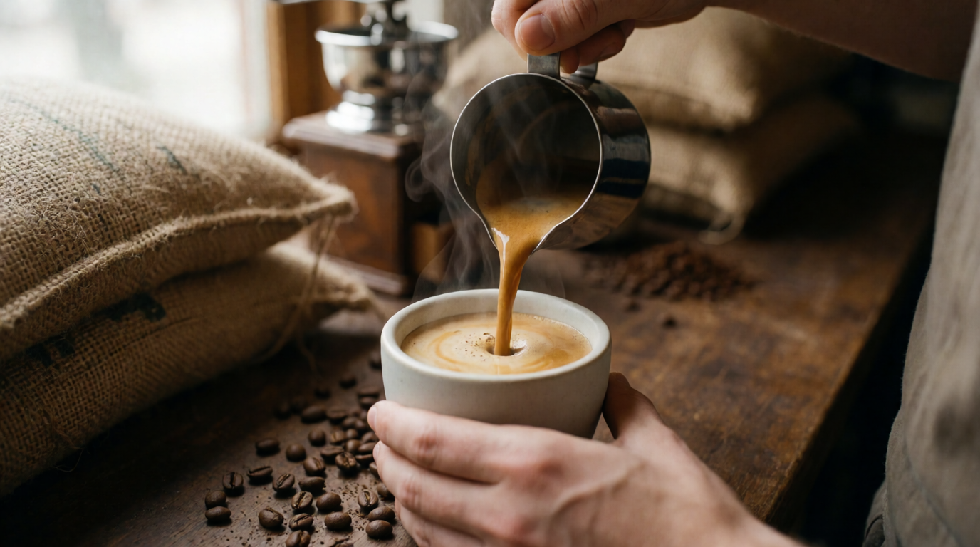 commercial coffee service organic