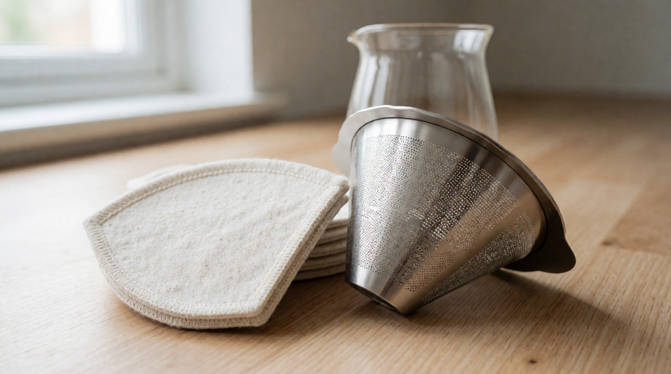 commercial coffee service reducing waste reusable filters
