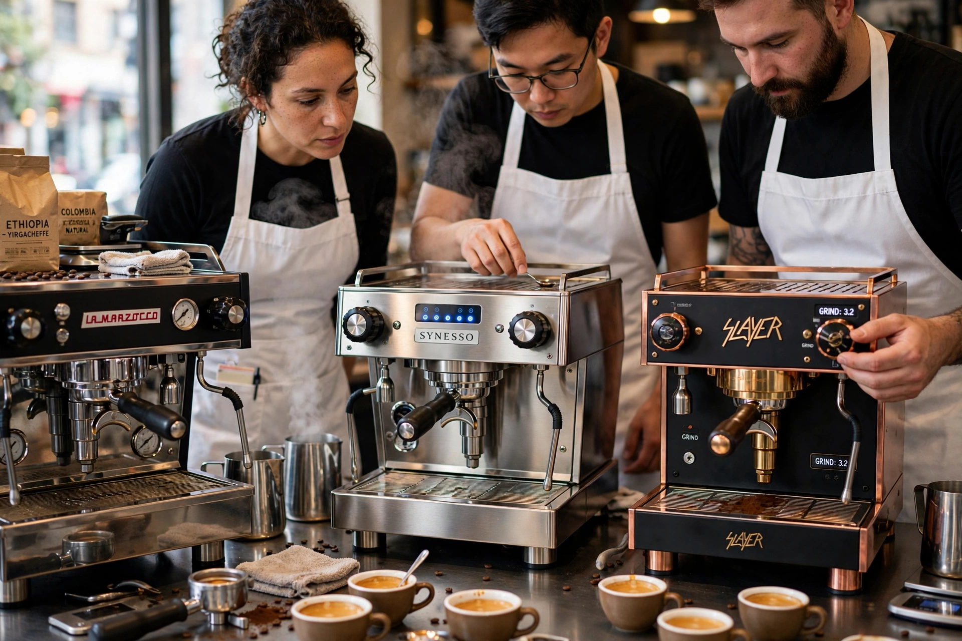 commercial coffee service equipment brands comparison