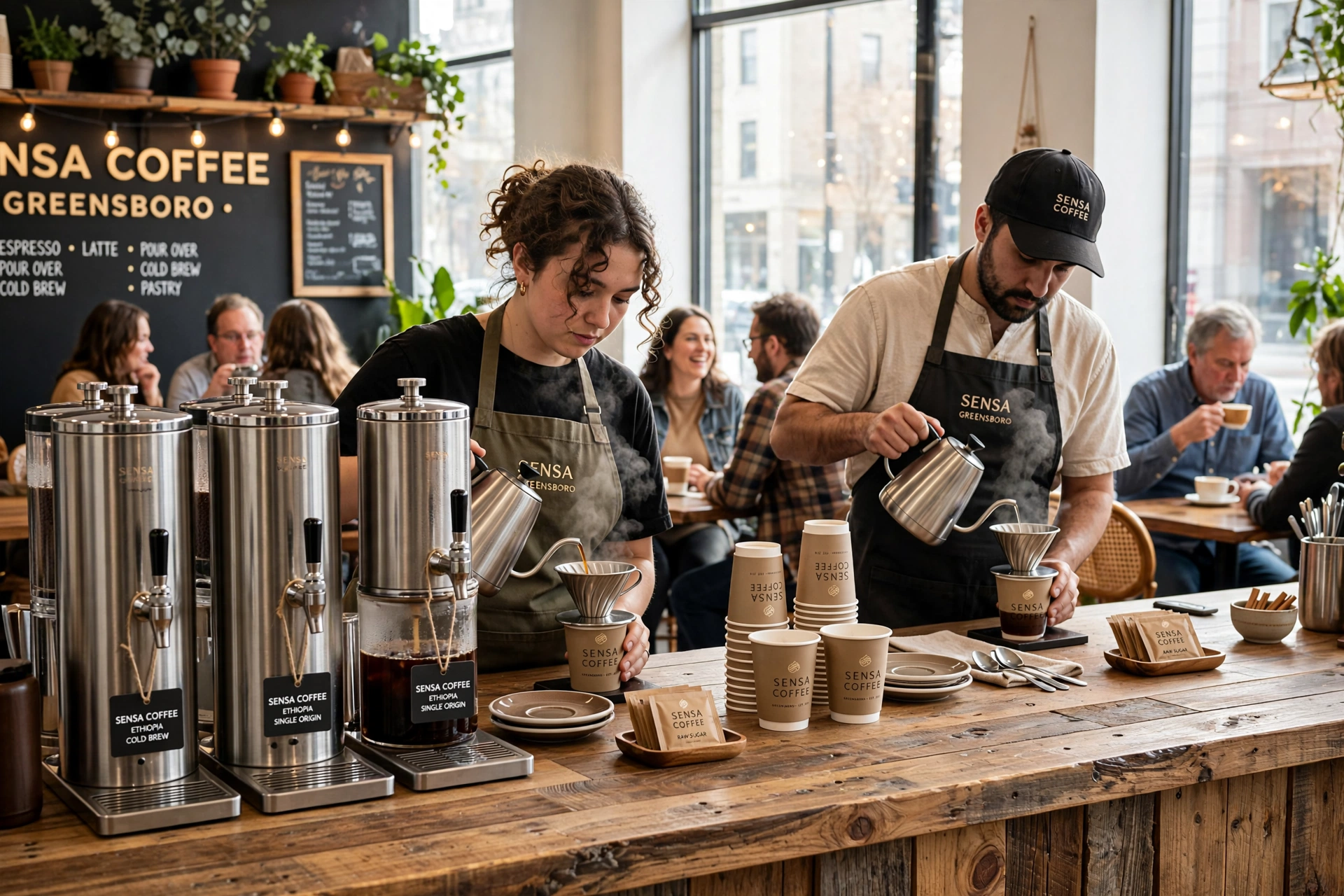 commercial coffee service sensa greensboro nc