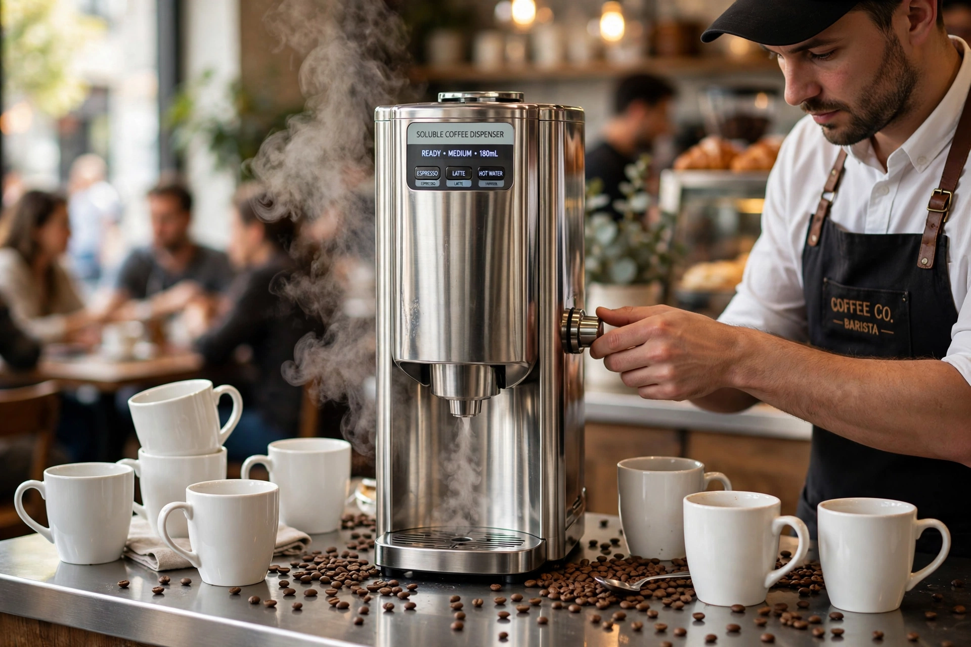 commercial coffee service soluble dispensers foodservice