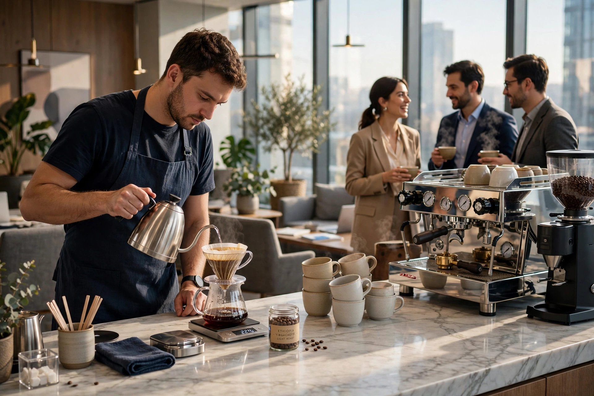 commercial coffee service top managed services options