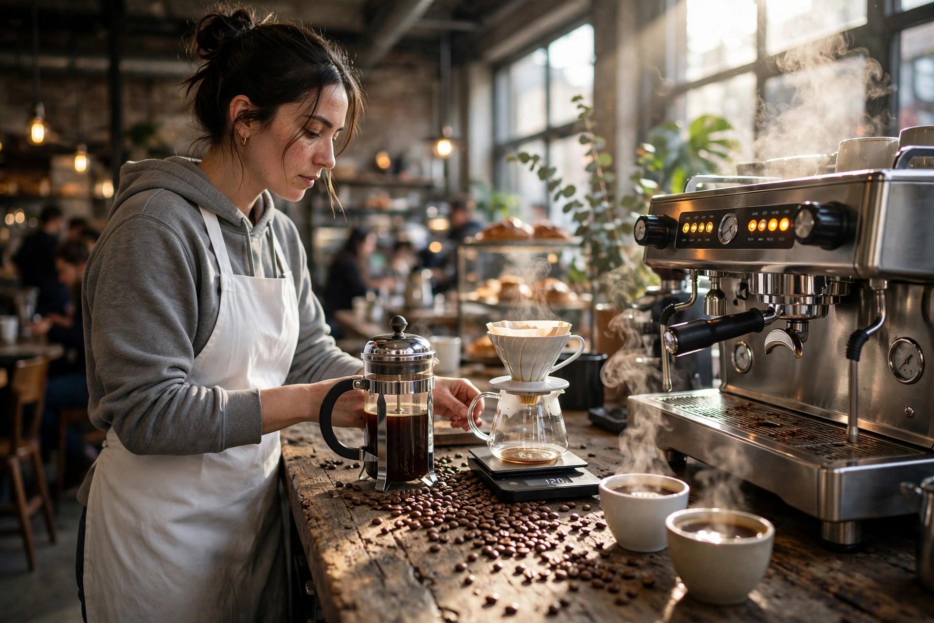commercial coffee service types managed services