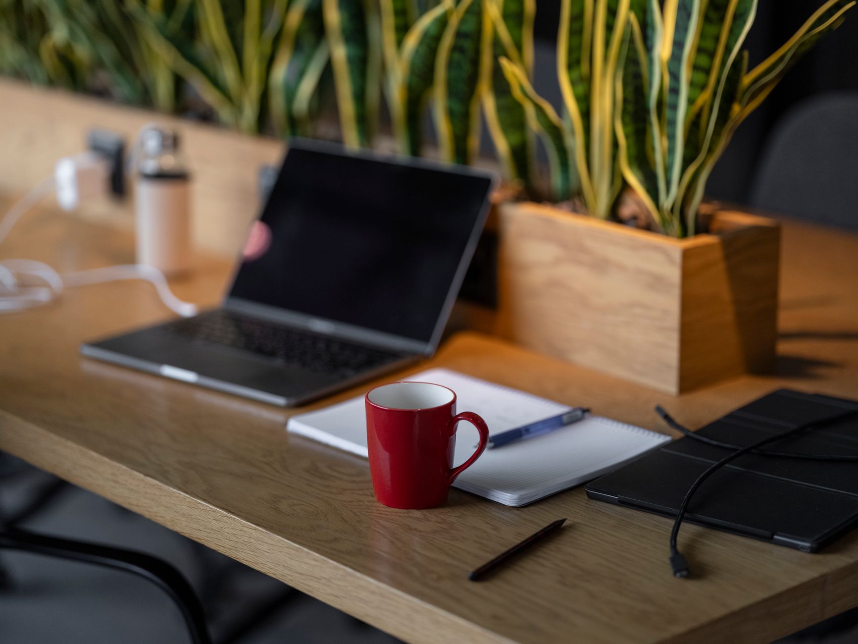 Modern coffee station in Richmond office with SENSA machine
