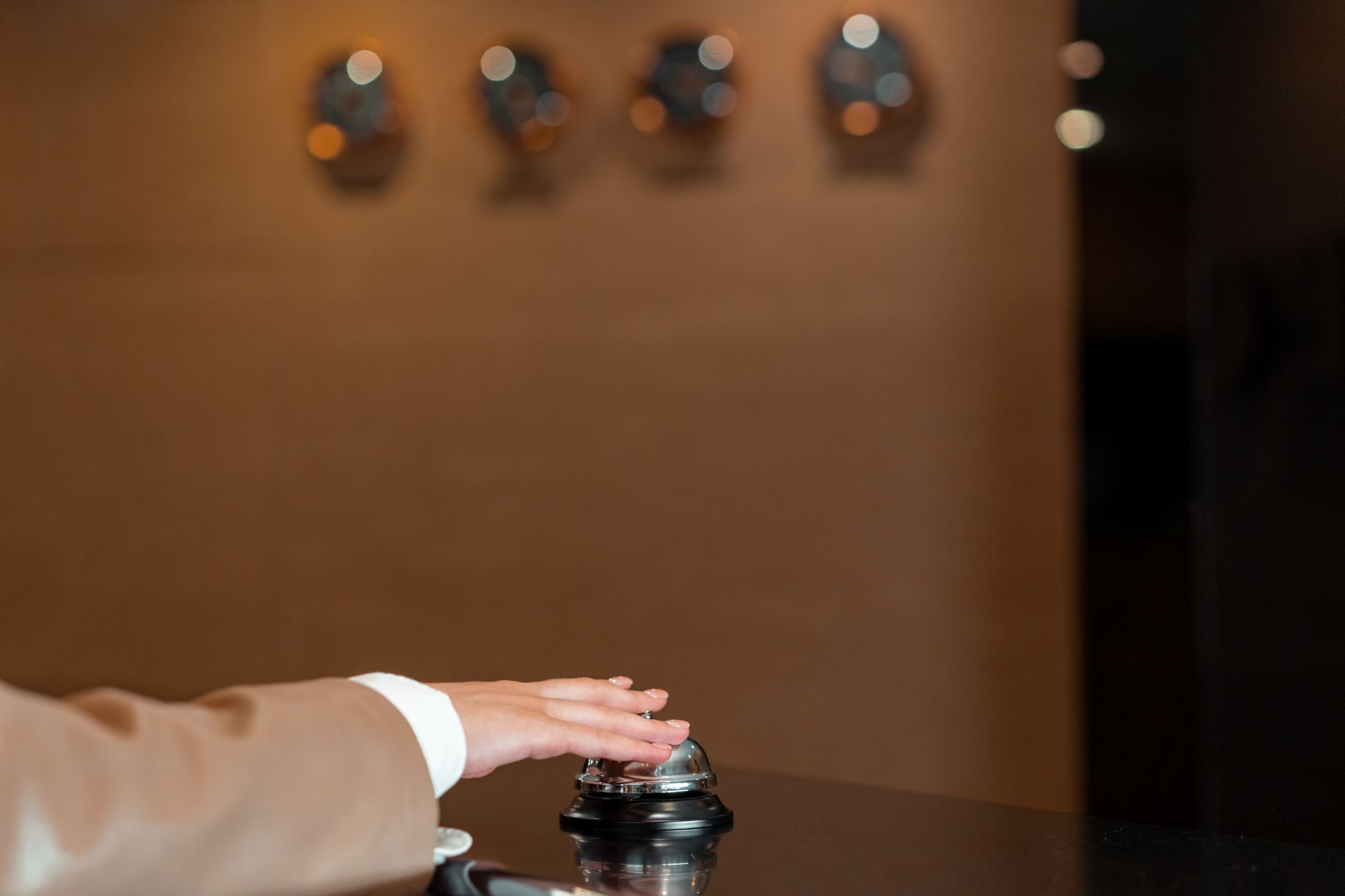 Luxury hotel lobby in Mount Pleasant SC with premium coffee station