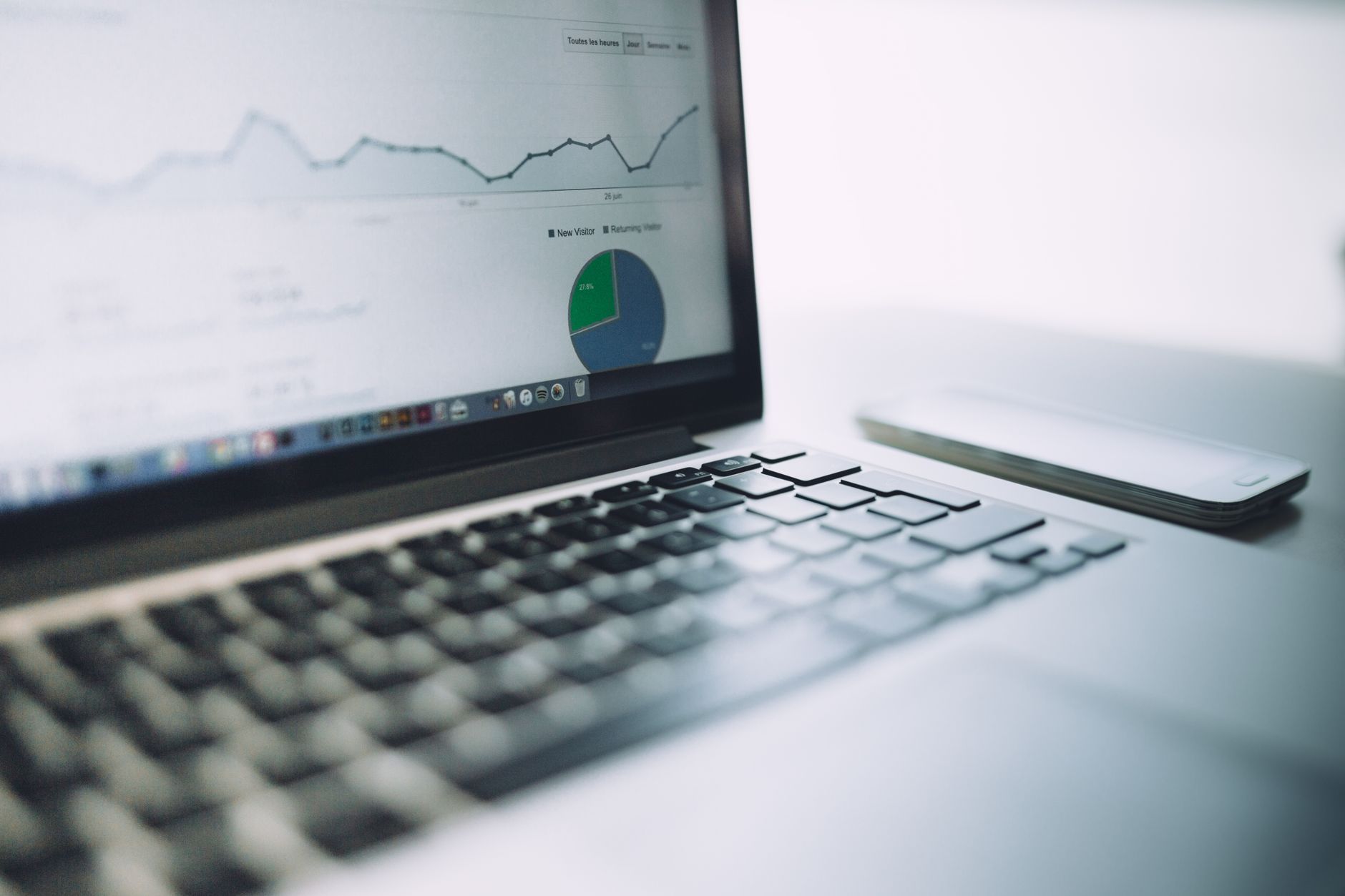 Digital dashboard showing coffee consumption metrics