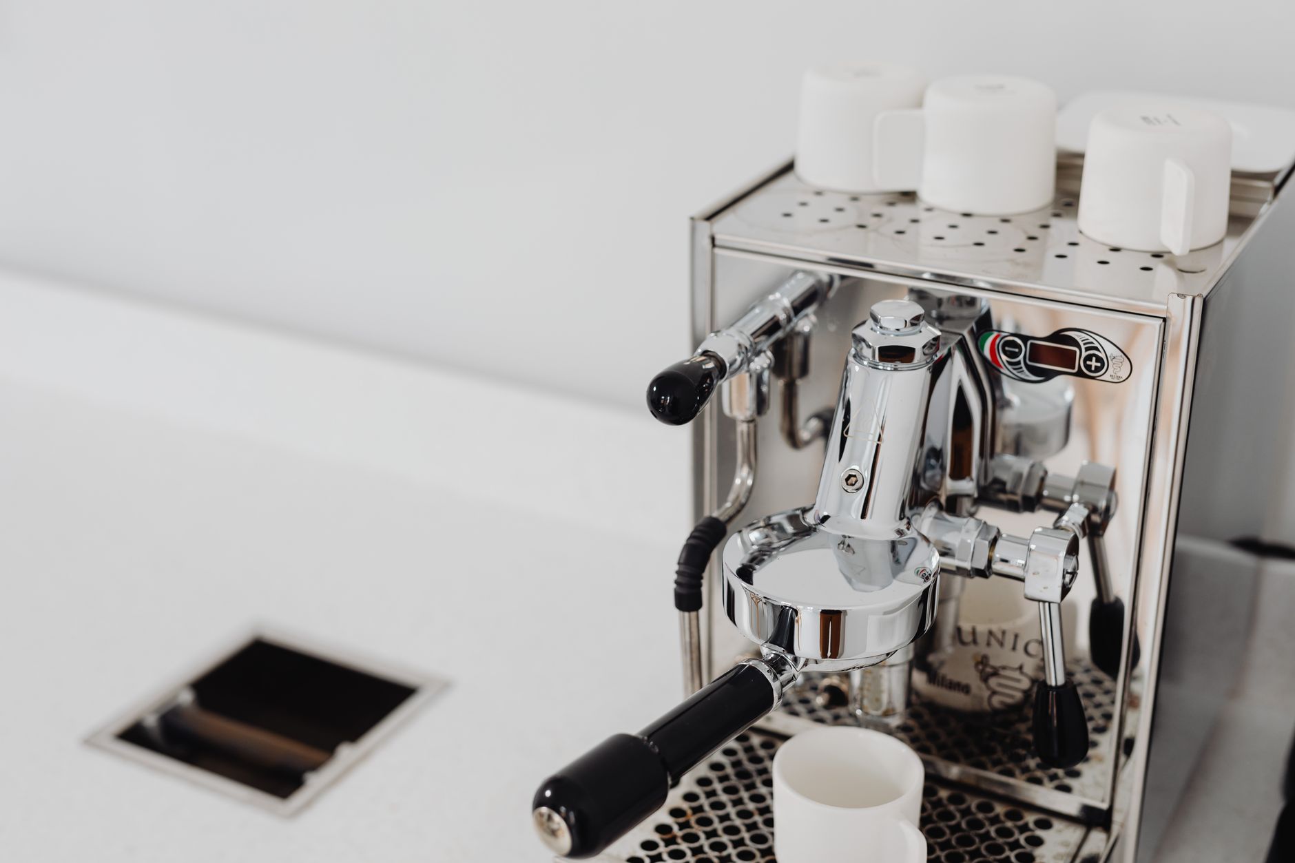 Modern coffee bar with bean to cup system in Greenville SC