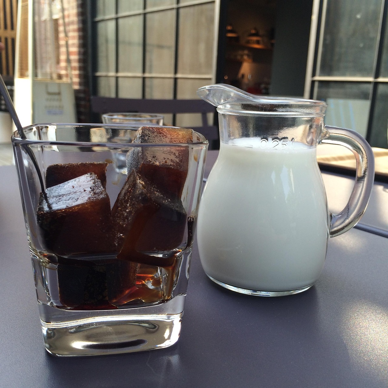 coffee, milk, afternoon, ice, coffee, milk, milk, milk, milk, milk