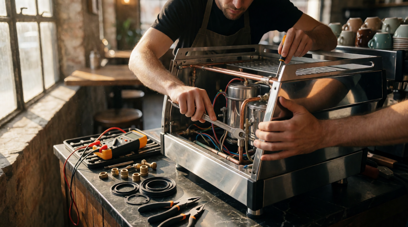 commercial coffee service equipment maintenance