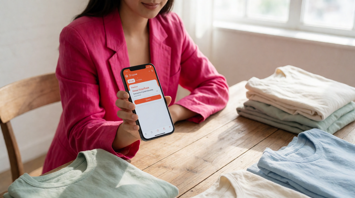 online shopping smartphone discount coupon delivery package