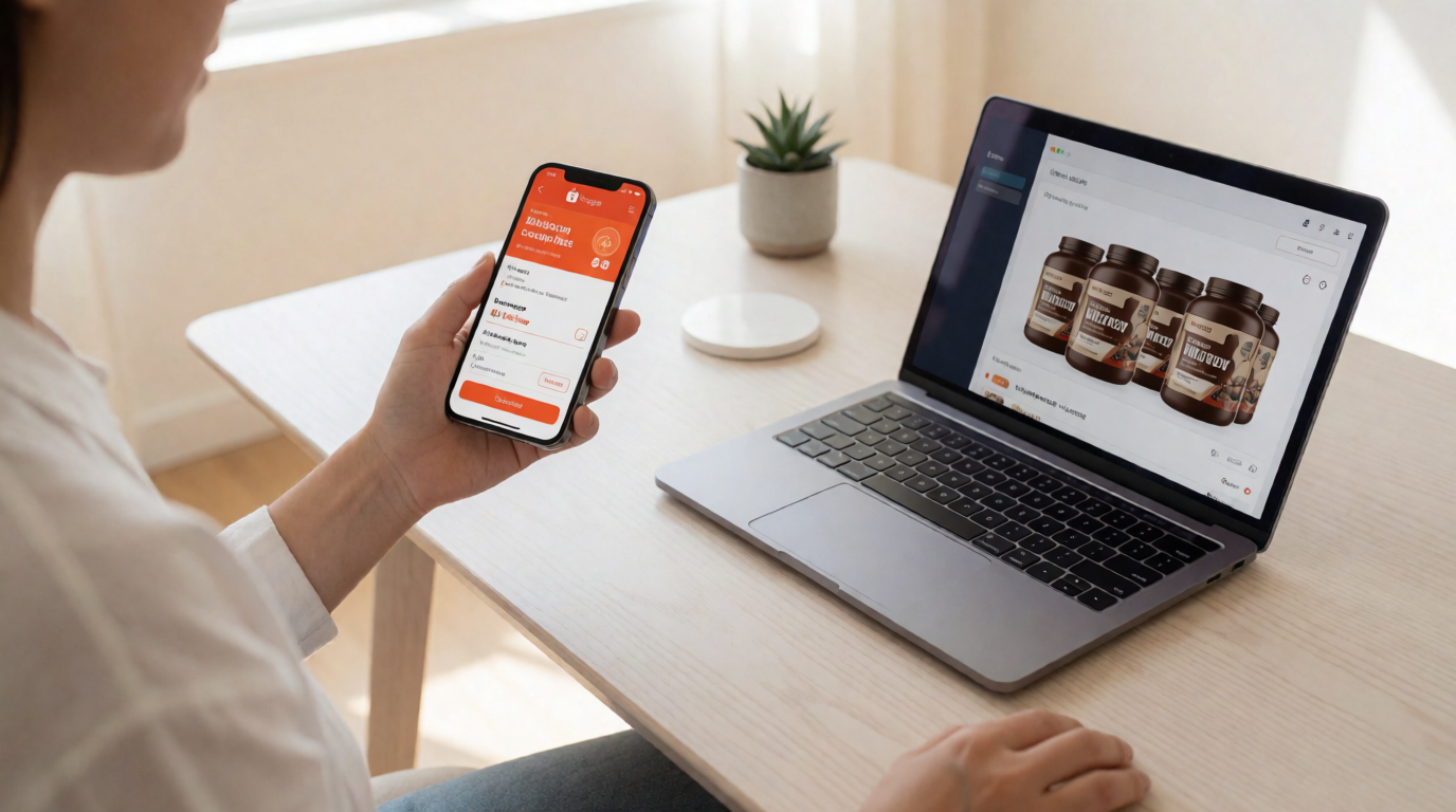 online shopping smartphone discount coupon delivery package