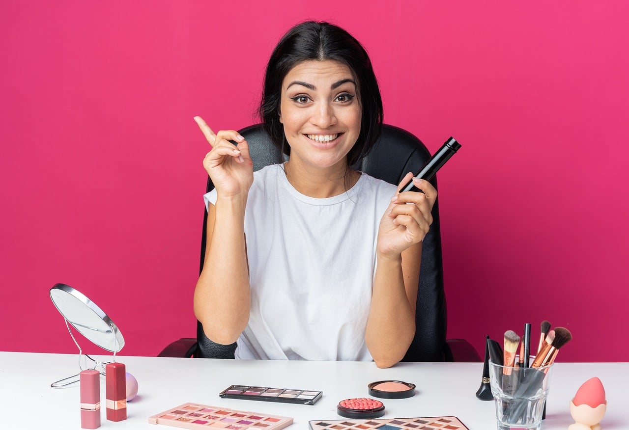 woman, makeup, cosmetics, beauty, portrait