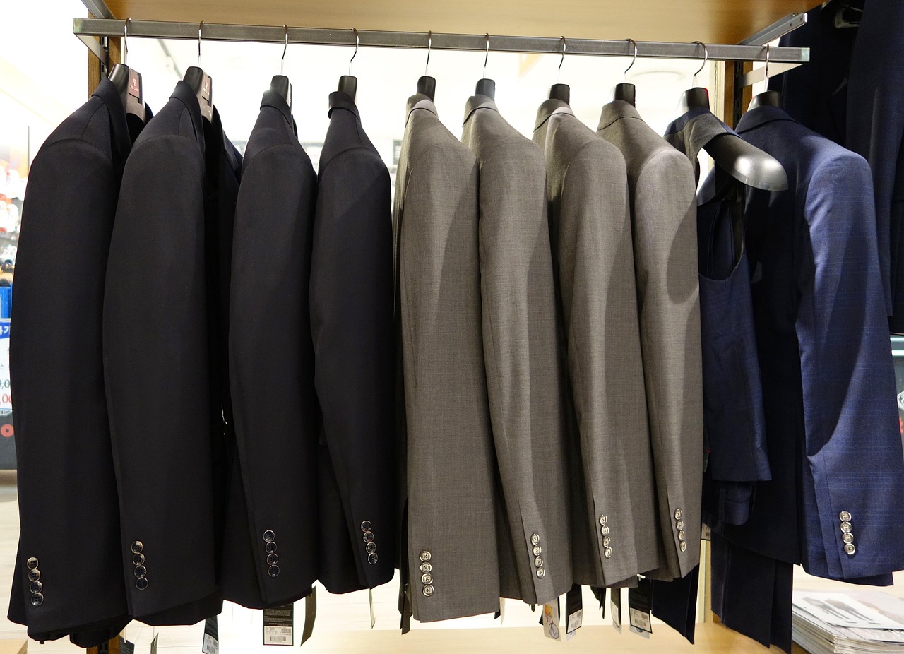 suit, menswear, store, clothing, jacket, department store, shopping, exhibition, suit, suit, menswear, jacket, jacket, jacket, jacket, jacket