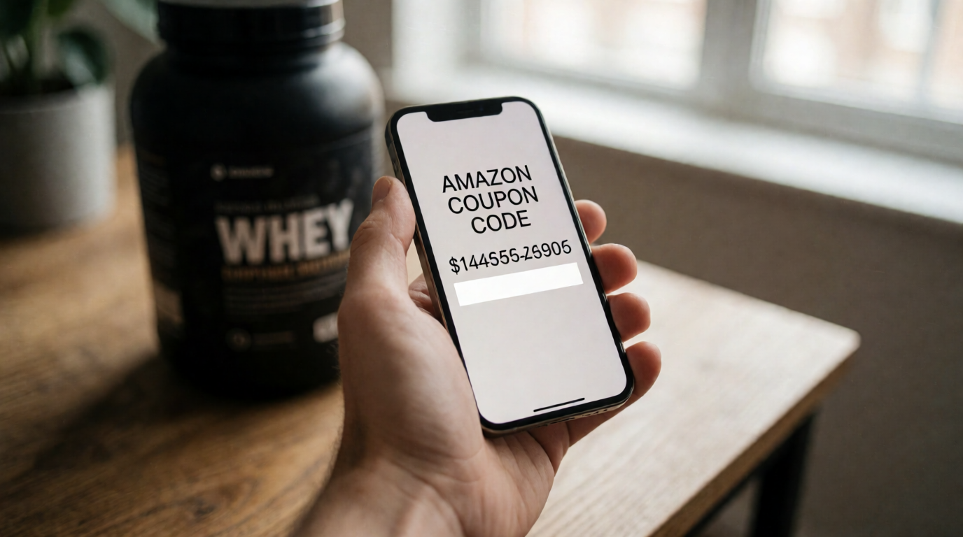 Cupom de desconto para suplementos na Amazon