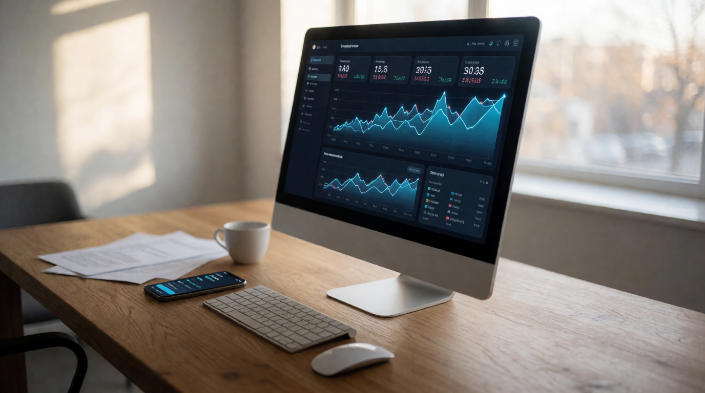 Painel de análise de desempenho de e-commerce