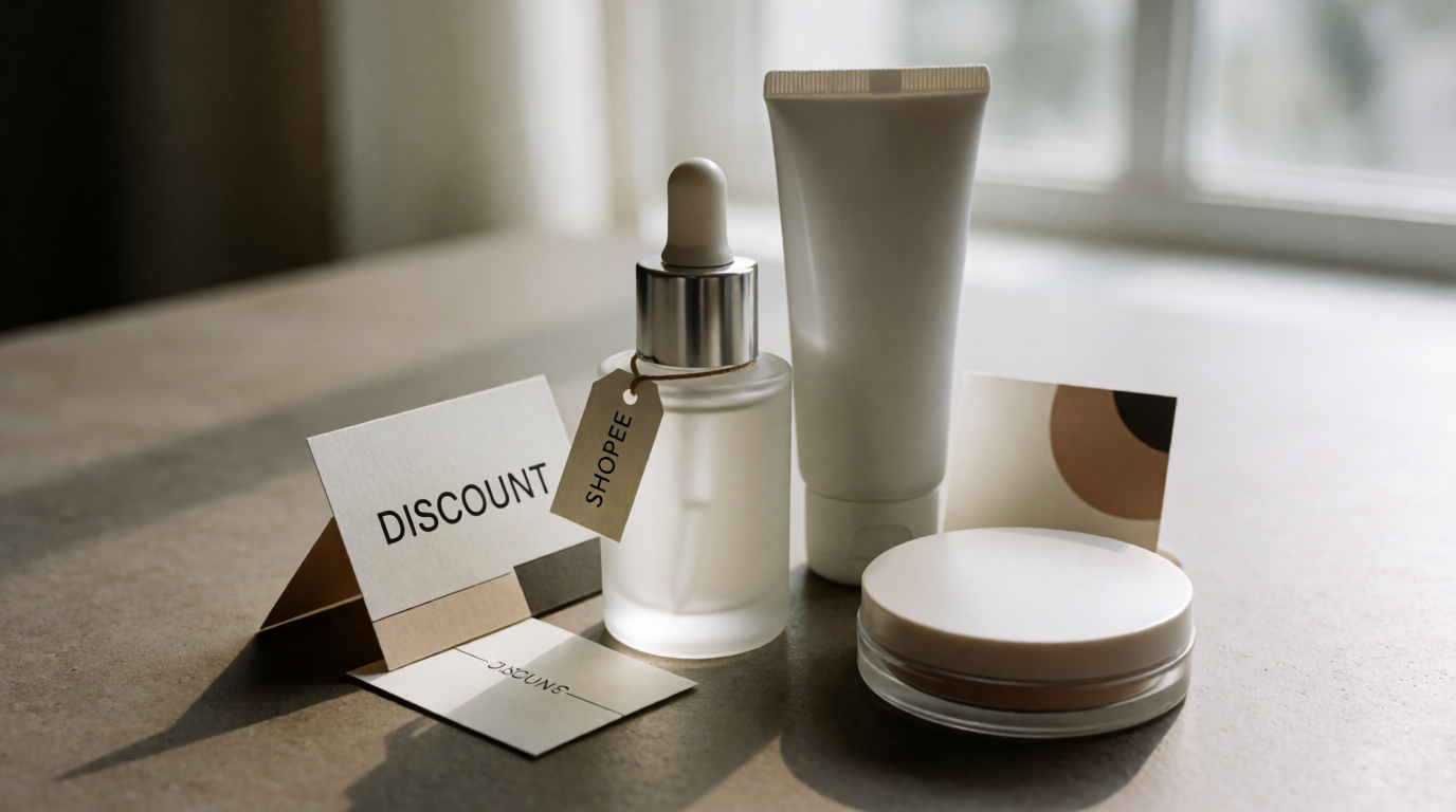 Produtos de beleza com desconto na Shopee