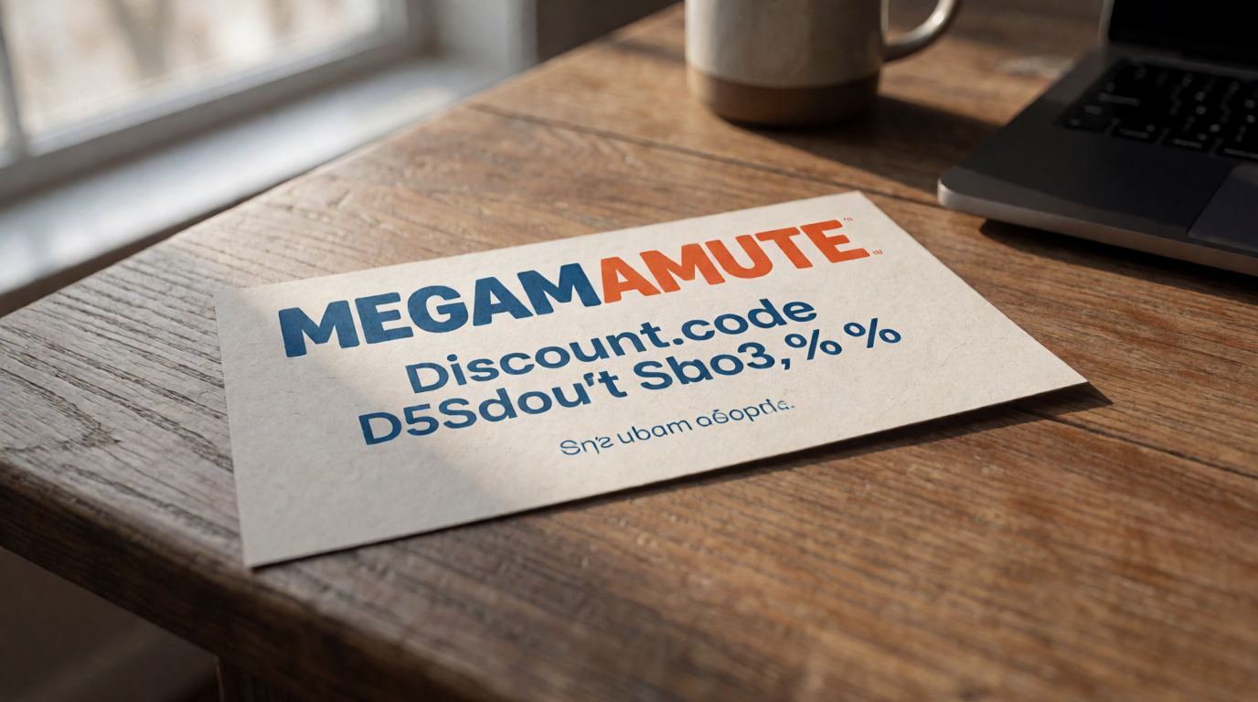 Site da Megamamute exibindo campo para aplicar cupom de desconto