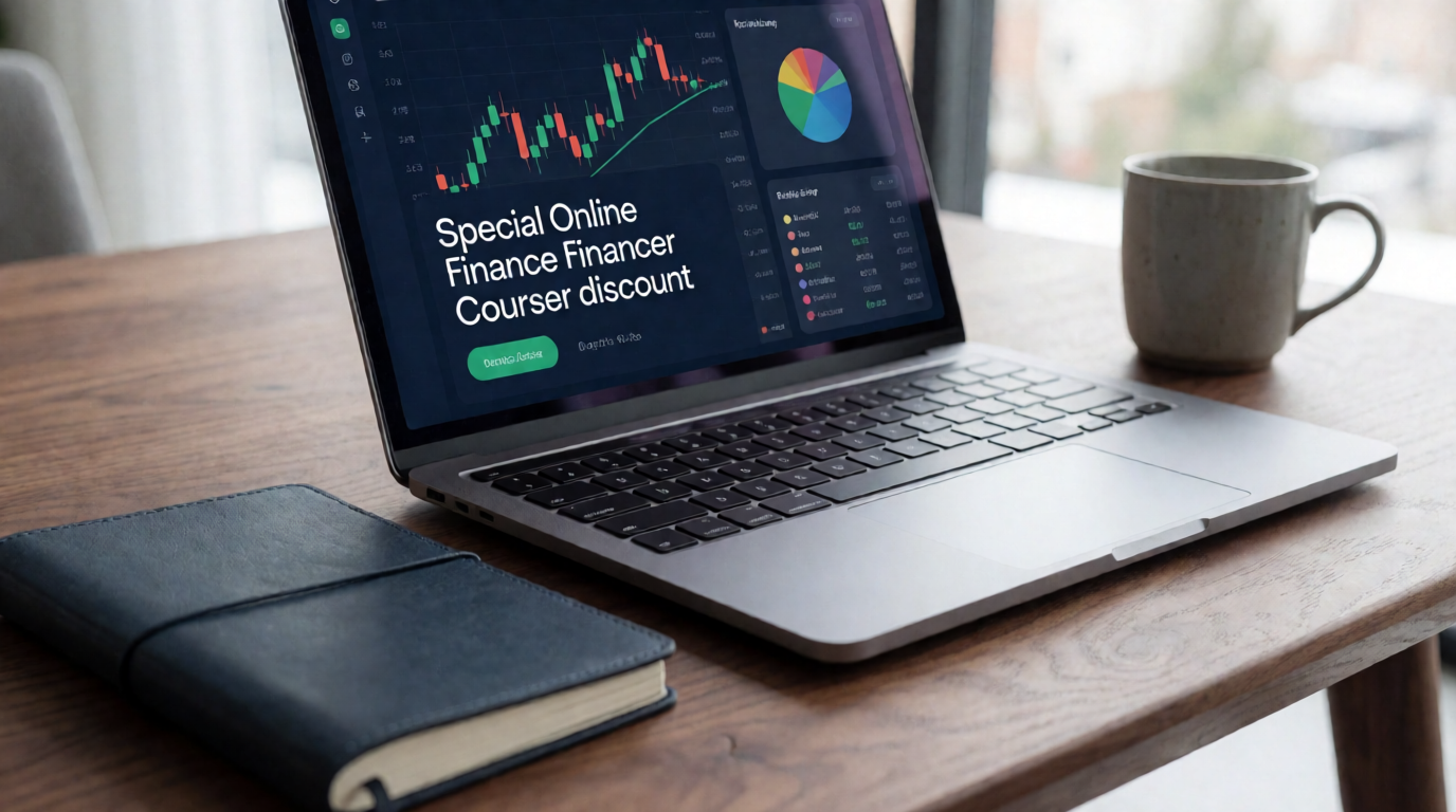 Curso online de finanças com desconto de 70%