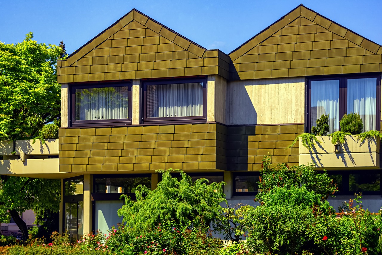 house, building, architecture, real estate, windows, facade, apartment, modern building