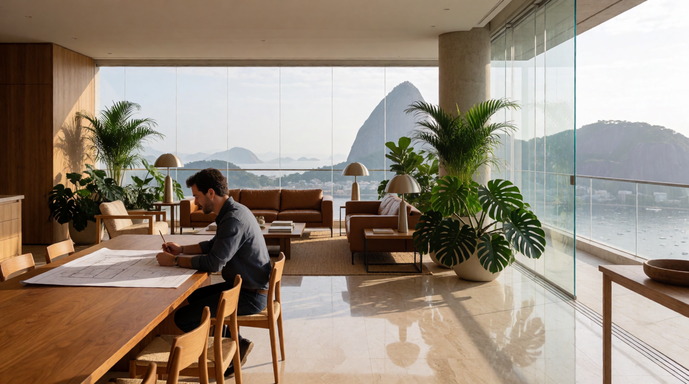 apartment building real estate rio planta rj voce