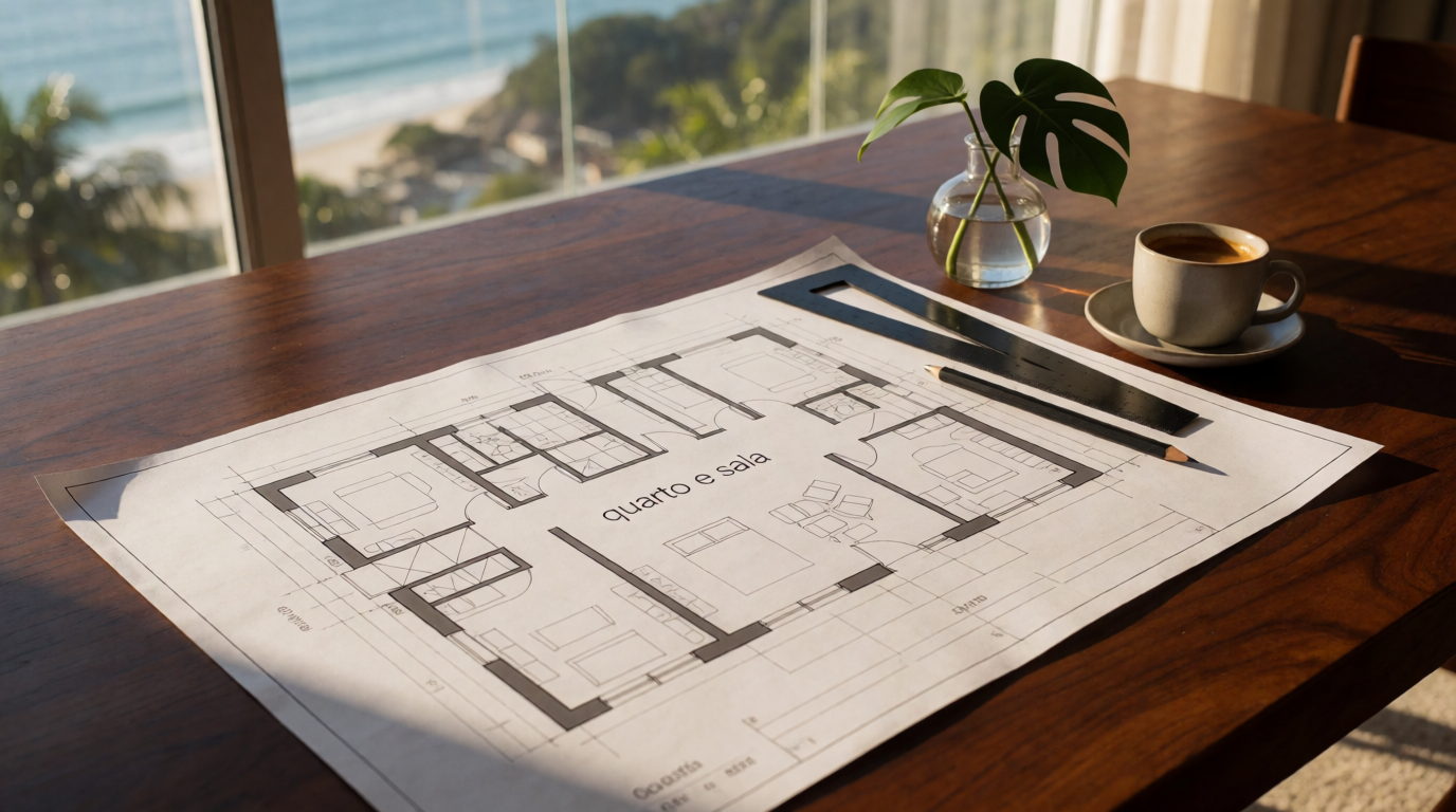 Apartamento Quarto e Sala na Planta: Guia de Investimento 2026