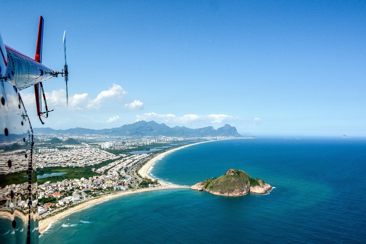 brazil, rio, landscape, tourism, beach, ocean, pontal, recreio, mountain, barra, city, nature, summer, sky, viewpoint, landmark, vacations, stunning, aerial, helicopter