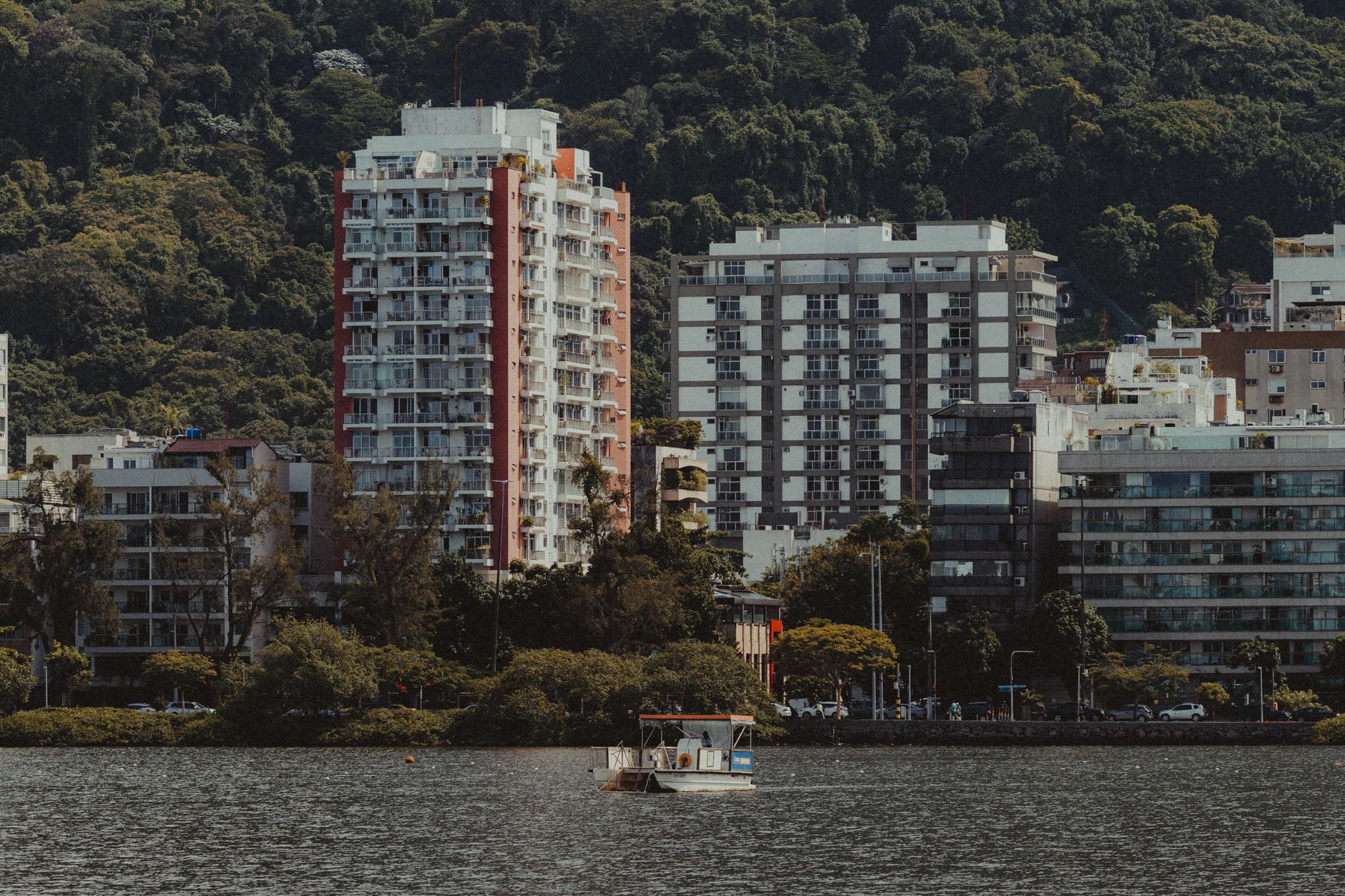 Explore the captivating skyline of Rio de Janeiro, featuring lush mountains and urban architecture.