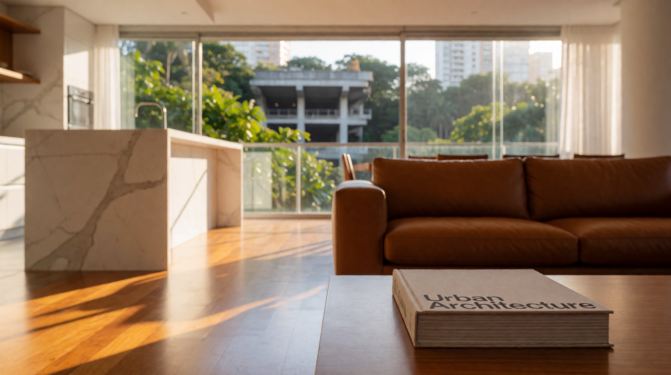 Apartamento moderno próximo à estação de metrô na Tijuca