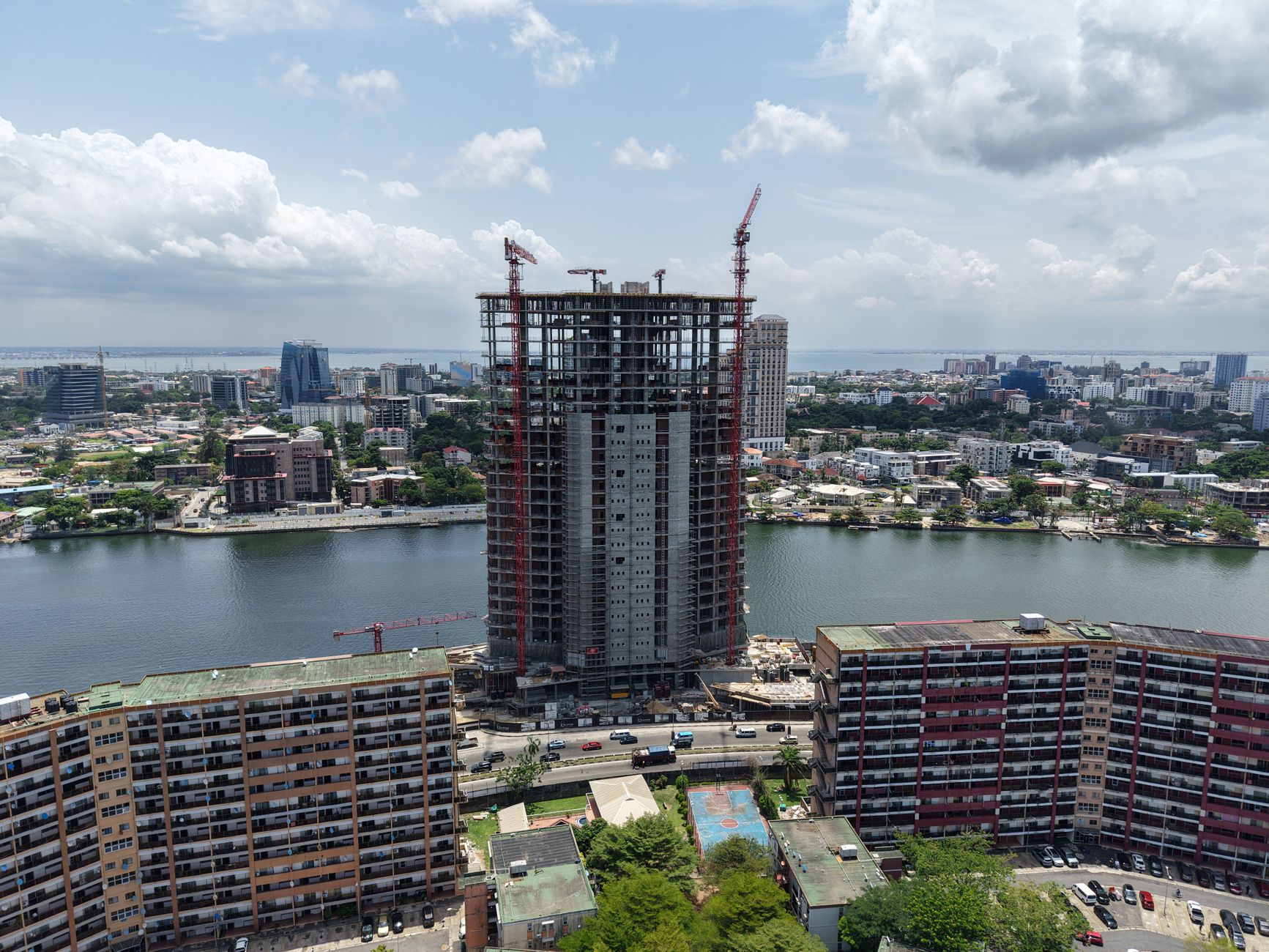 Obra de studio moderno em fase de construção no Rio de Janeiro