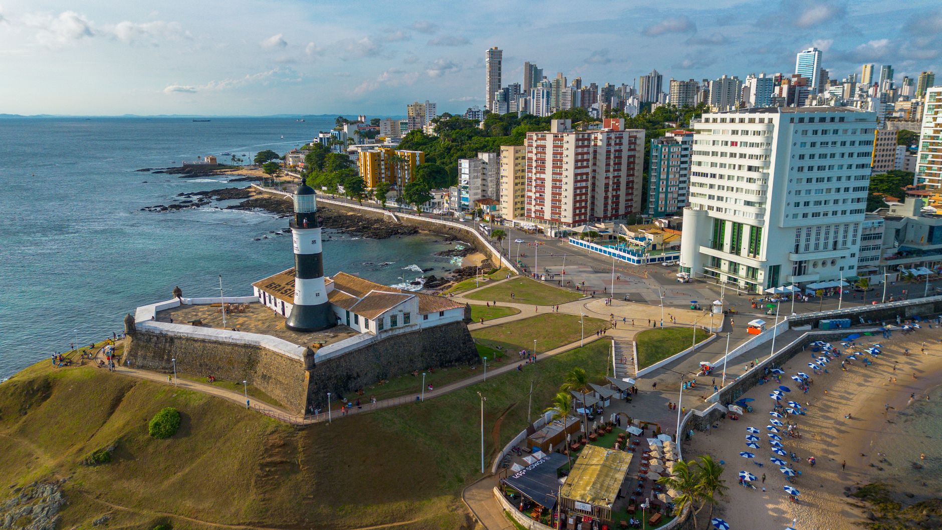 Vista aérea da Praia da Barra da Tijuca